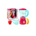 Toyaş Işıklı Aksesuarlı Gerçekçi Hareketli Blender Pembe Meyveli Oyuncak Pilli Kız Oyuncak Mutfak Seti
