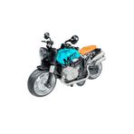 Toyaş Işıklı ve Müzikli Model Motor Sesli Çek Bırak Motor Diecast Motor Modelleri Mavi 14CM