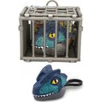 Toyaş Kafeste Dilophosaurus Mini Dinozor Arabası Anahtarlık Oyuncak Çek Bırak Dinozor - Renkli