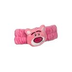 Toyaş Lotso Bear Peluş Bandana Makyaj Spa Saç Bandı Fuşya