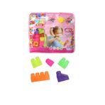 Toyaş Play Blox Yapı Oyuncakları 2991 Neon Renkler Mega Blok Seti 133 Parça Pembe Çantalı