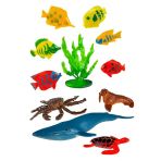 Toyaş Renkli Deniz Canlıları Oyuncak Seti – 11Parça Figür Koleksiyonu (4-10 cm)