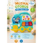 Toyaş Sesli Işıklı Müzikal Oyuncak Eğitici Bebek Oyuncağı 0-36 Ay 3 Mod