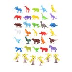Toyaş Toy Play 36 Parça Renkli Mini Vahşi Hayvanlar Figür Seti 4-6 cm SKU669