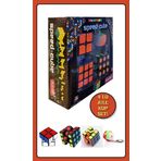 Toyfest 4 Lü Speed Zeka Küpü Akıl Küpü Rübik Küp Seti 3X3-2X2-3X3 Yuvarlak Puntalı - Kavisli 3X3 Anahtarlık