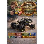 Toyfest 4x4 Kumandalı Rock Crawler 1:12 Off Road Araba 2.4ghz Şarjlı Uzaktan Kontrollü Jeep - Siyah