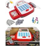 Toyfest Barkod Okuyuculu - Paralı - Kredi Kartlı Sesli ve Işıklı Oyuncak Market Kasa Alışveriş Seti - Renkli