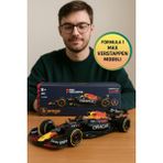 Toyfest Bburago 1:24 Formula 1 Red Bull RB19 – Max Verstappen Die-Cast Model Araba
