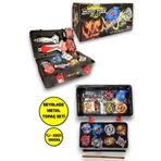 TOYFEST Beyblade Metal Assembled Gyro Tool Box YJ - 8801 - Yeni Nesil Çantalı Beyblade Metal Topaç 12 li Set