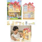 Toyfest Blueyplus Bluey Mini Ev Oyun Seti Eklemli Bluey Figürü ve 5 Parça Aksesuar Içeren Çocuk Oyunu 7 cm