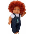 Toyfest Curly Bebek 35 Cm. - Salopetli