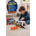 Toyfest Dickie Toys Işıklı Sesli Disk Atan Ambulans Aracı Sedyeli Oyuncak Modeli 30 cm