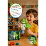 Toyfest Dinozor Baloncuk Tabancası Elektrikli Köpük Makinesi Işıklı Otomatik Bubble Gun Oyuncak 20 cm