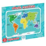 Toyfest Dünya Haritası Frame Puzzle 35 Parça
