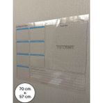 Toyfest Duvara Kendiliğinden Manyetik Yapışan Haftalık Program Planlayıcı Takvim 70 x 57 cm