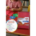 Toyfest Eva Fon Kartonu 20X30 cm 10 Renk Karışık Set El Işi Okul Proje Hobi Köpük Kağıt - Renkli