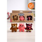Toyfest Fuggler Funny Ugly Monster 3’lü Koleksiyon Figür Seti – Renkli Komik Canavar Oyuncak I Model 2