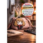 Toyfest Harry Potter Hermione Granger Lisanslı Silikon Anahtarlık Figür 5x4,5 cm Orijinal