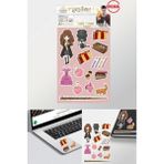 Toyfest Harry Potter Hermione Granger Lisanslı Sticker Set 15X27CM Su Geçirmez Hd Baskı Folyo