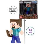 Toyfest Jada Minecraft Metal Döküm Die - Cast Figür Karakterler - Steve - 6.5 cm - Renkli