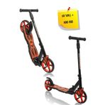 TOYFEST Katlanabilen 2 Tekerlekli Turuncu Renk Scooter - 12 Yaş +