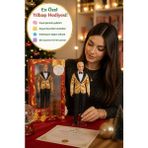 Toyfest Ken 2025 Yılbaşı Koleksiyon Bebeği Altın Ceketli Özel Seri 29 cm Standlı Hediyelik Oyuncak