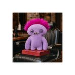 TOYFEST Kıllı Süper Yumuşak ZURU Fuggler Hairy Fuggs Peluş Oyuncak Squidge Mohawk Purple 22cm