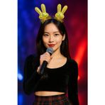 Toyfest KPop Korean Style Yılbaşı Yeni Yıl Altın Parlak Tavşan Kulaklı Taç Kadın Şarkıcı Sahne Parti Aksesuarı
