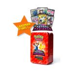 TOYFEST Lisanssız Pokemon 72'li Oyun Kartı Metal Kutu Sword Shield Astral Radiance