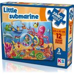 Toyfest Little Submarine 12 Parça Jumbo Boy Puzzle