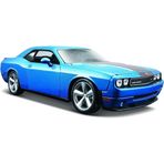 Toyfest Maisto 1 24 Dodge Challenger SRT8 Mavi Diecast Metal Araba Modeli Özel Koleksiyon Oyuncak