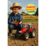 Toyfest Maisto Massey Ferguson 5S.145 Uzaktan Kumandalı Işıklı Traktör - Renkli