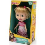 Toyfest Masha & Koca Ayı Kıyafetleri Değiştirilebilen Masha Bebek Doğum Günü Bebeği - 23 Cm - Model 2
