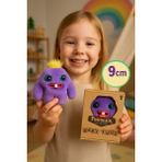Toyfest Mini Koleksiyonluk Zuru Fuggler Baby Fuggs Komik Çirkin Peluş Oyuncak Mr Needles Mor 9cm