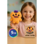 TOYFEST Mini Koleksiyonluk ZURU Fuggler Baby Fuggs Komik Çirkin Peluş Oyuncak Reek O Turuncu 9cm
