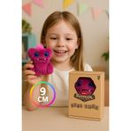 TOYFEST Mini Koleksiyonluk ZURU Fuggler Baby Fuggs Komik Çirkin Peluş Oyuncak Sir Belch Bordo 9cm
