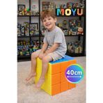 Toyfest Moyu 40 CM 3x3 Dev Küp Sandalye Dekor Eğitici Oyuncak Maksimum 90 Kg Taşıma Kapasiteli Büyük Boy Küp