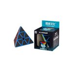 TOYFEST Moyu Fiber Karbon Pyramid V2 Küp Hızlı Rübik Zeka Sabır Küpü