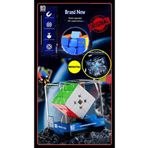 Toyfest Moyu Meilong 3x3 Magnetic Cube 3m- Mıknatıslı Stickersız Standlı Şeffaf Kutulu Akıl Zeka Küp