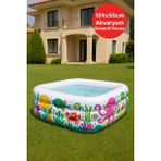 Toyfest Neşeli Denizaltı Oyun Havuzu Kare 159X50