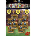 TOYFEST Panini Adrenalyn Fifa 365 - 2025 Premium Gold Card - Özel Futbolcu Kartları - 4 Paket