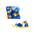 TOYFEST PAW Patrol: Action Pups Chase Aksiyon Figürü ve Katlanabilir Kanatlı Hoverboard Uçak Oyuncağı - 5 CM