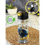 Toyfest Pipetli Suluk Matara - Kilit Kapaklı Batman Lisanslı - 500 ml - Renkli