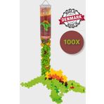 TOYFEST Plus - Plus Minecraft Temalı Silindir Kutuda Dinazor Spinosaurus Yapı Oyuncağı ( 100 Parça ) 4238