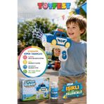 Toyfest Polis Arabalı Köpük Tabancası Işıklı Sesli Otomatik Baloncuk Makinesi Çocuk Oyuncağı 17,5 cm