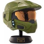 Toyfest Sesli Ve Işıklı Halo Gerçekçi Master Chief Miğferi Ve Sergi Standı