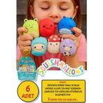 Toyfest Squishmallows Squooshems – 6 Adet - 6.5 CM VIP Sürpriz Yumuşacık Koleksiyon Oyuncağı Seri 11