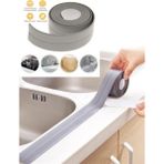 Toyfest Su Sızdırmaz Banyo Mutfak Lavabo Izolasyon Yapışkanlı Şerit Bant - 3.2 mt - Gri - 1 Adet