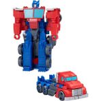 Toyfest Transformers Earthspark Tek Adımda Dönüşebilen Robot Araba Optimus Prime Karakter Figür 10 cm - Renkli