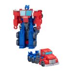 TOYFEST Transformers Earthspark Tek Adımda Dönüşebilen Robot Araba Optimus Prime Karakter Figür 10 Cm